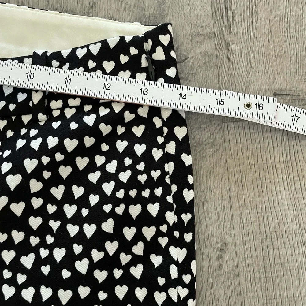 J Crew Marcantile Heart Pants size 0